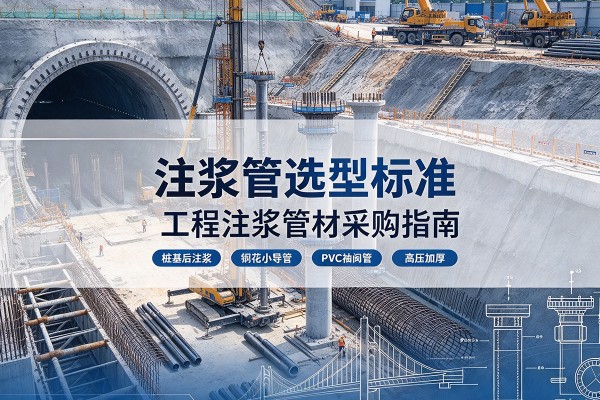 威海注浆管选型标准